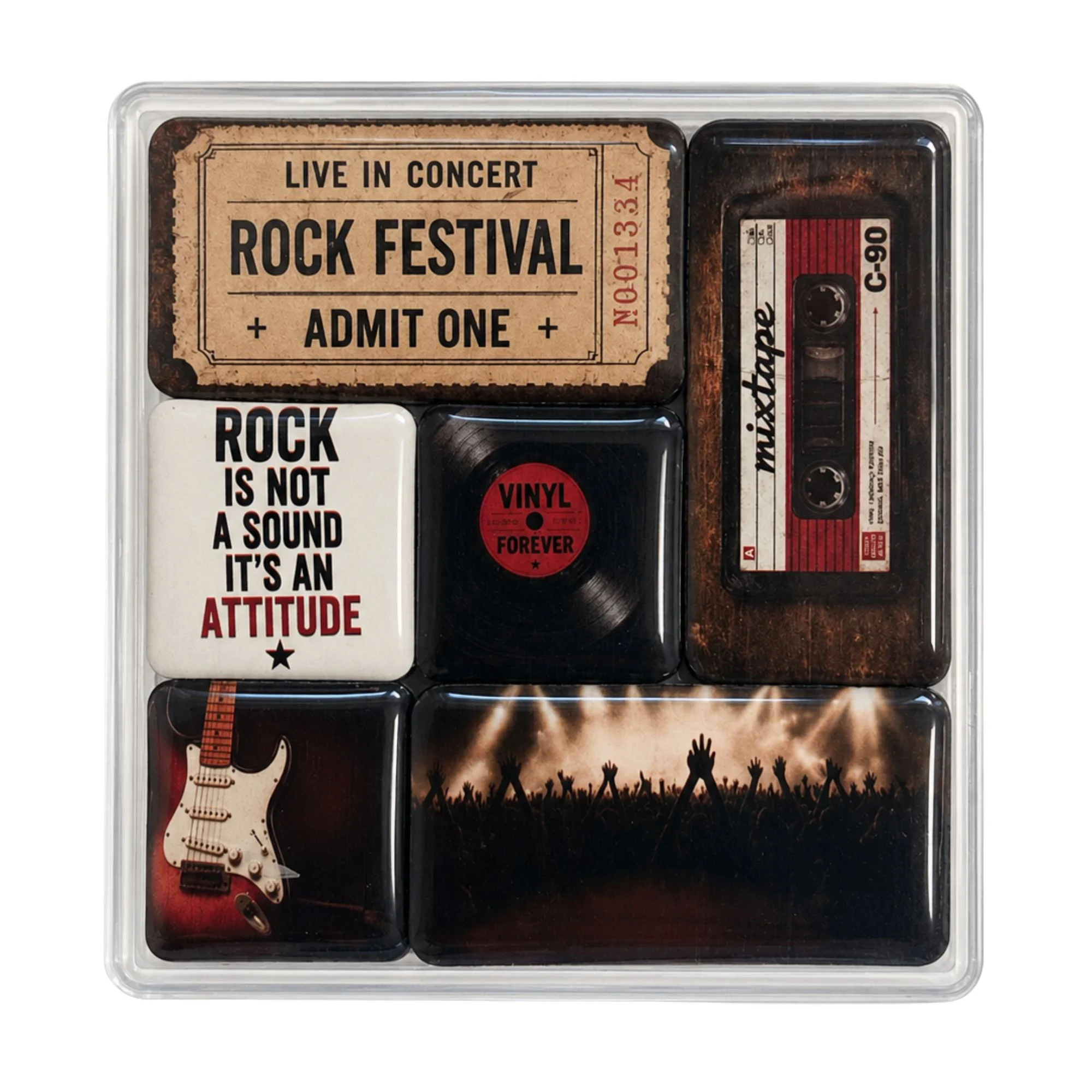 Minimagnet box Classic Rock
