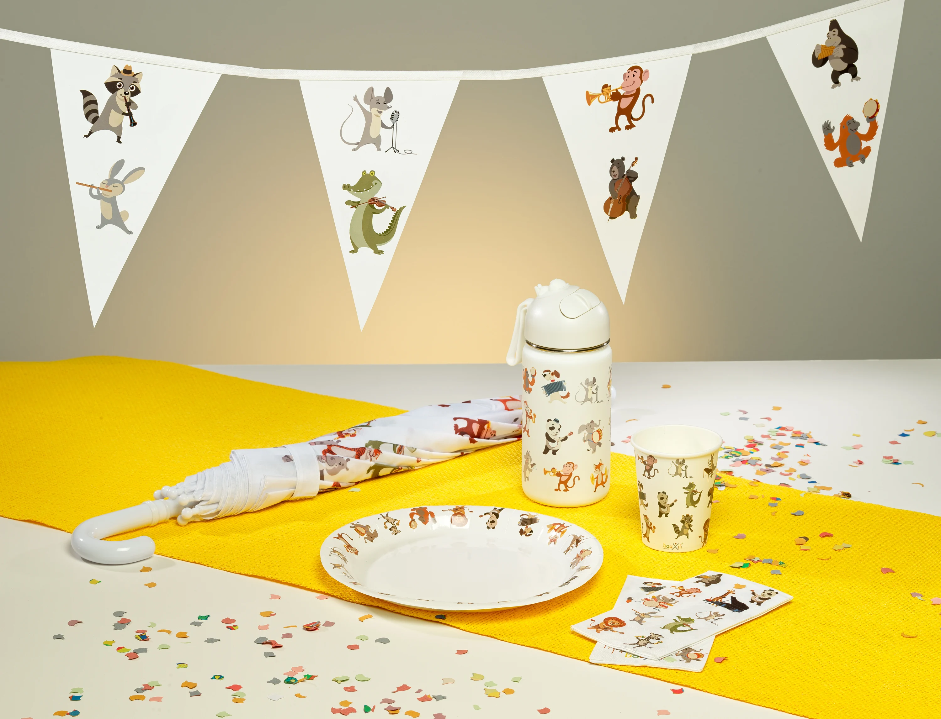 Paper Cup bauxili Amimals (8 pcs) 250ml - Image 4
