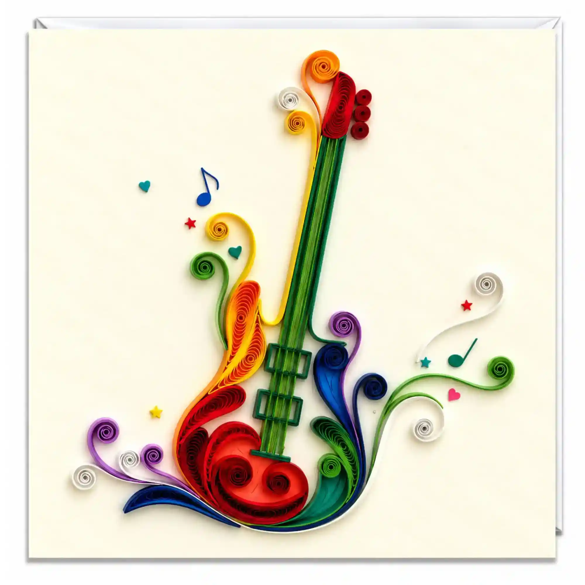Grußkarte Elektro Gitarre Paper Art